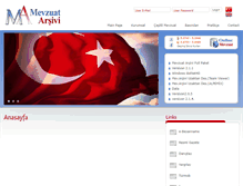 Tablet Screenshot of mevzuatarsivi.com